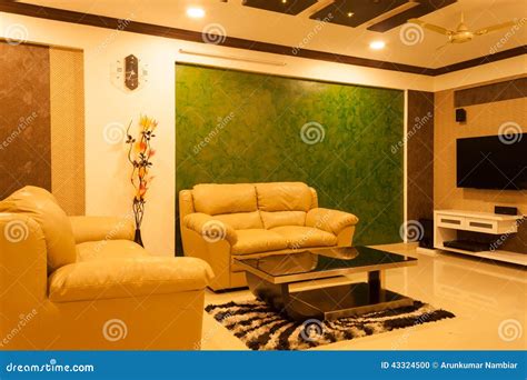 Modern Living room stock photo. Image of apartment, furniture - 43324500