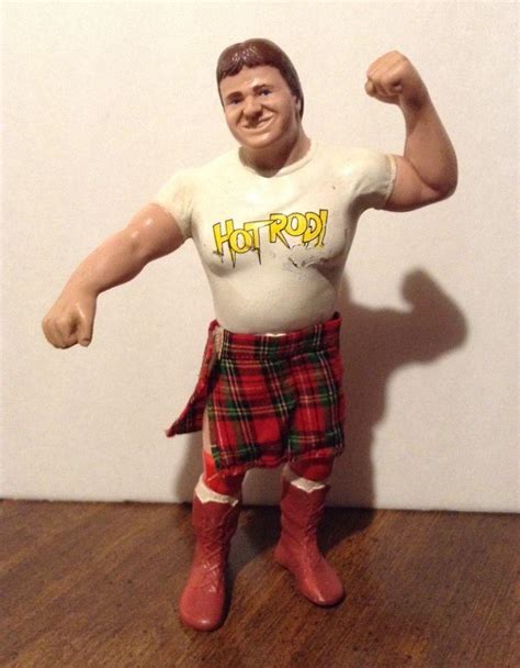 WWF LJN Rowdy Roddy Piper Kilt Rubber Wrestling Figure WWE 8in Titan ...