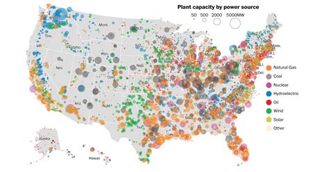 U.S electricity generation by source[2310X1210] : r/MapPorn