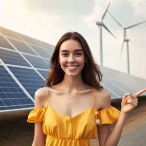 American lady with solar panels | CMX