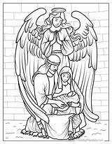 Angel Coloring Pages Print Out sketch template