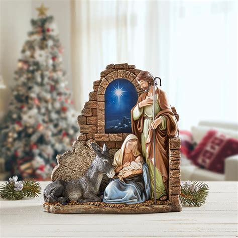 Bethlehem Star Nativity Statue - [Consumer]Autom