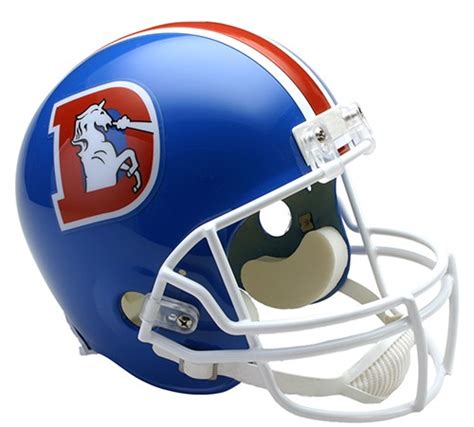 NEW DENVER BRONCOS THROWBACK FULL SIZE FOOTBALL HELMET | eBay