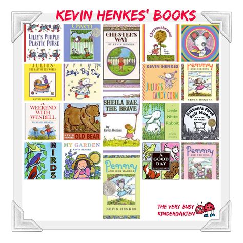 The Very Busy Kindergarten: Author of the Month -- The Best Kevin Henkes ideas