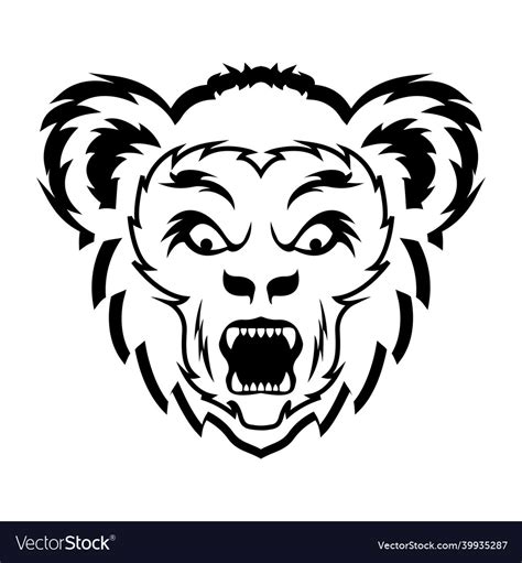 Monkey face Royalty Free Vector Image - VectorStock