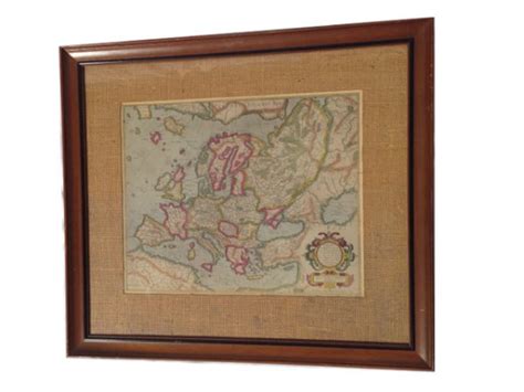 Framed Antique Map | Vintage Map Decor - PopVintage