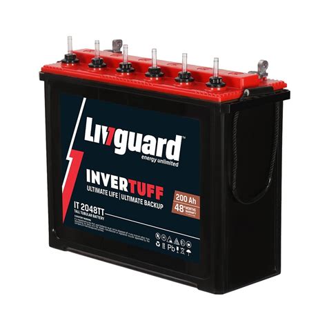 Livguard Invertuff 200AH Tall Tubular Battery, Livguard Tubular ...