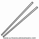 Chopsticks Coloring Page  Ultra Pages sketch template