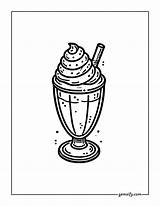 46 Delicious Milkshake Coloring Pages  Free PDF Printables sketch template