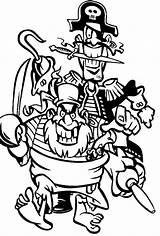 Evil Pirates coloring Page  Download Print Or Color Online For Free sketch template