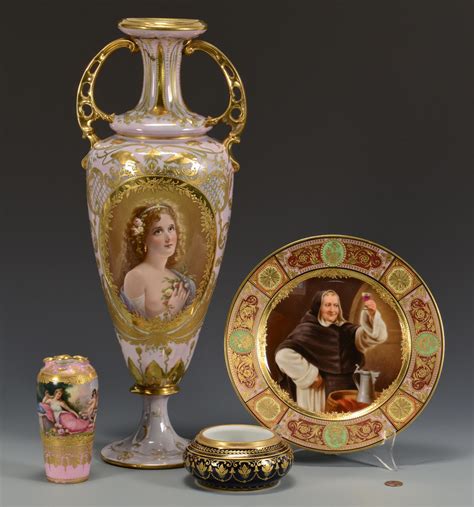 Lot 329: 4 pcs. Dresden Porcelain | Case Auctions