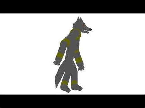 Bloodwolf (The Adventures Of Puss In Boots) stickfigure model - YouTube