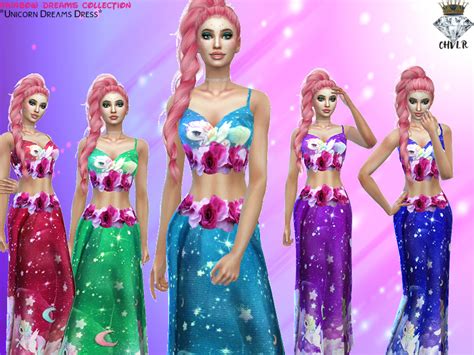 The Sims Resource - Unicorn Dreams Dress