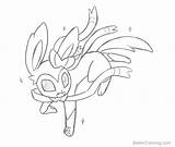 Sylveon Coloring Pages By Rakkushi  Free Printable sketch template