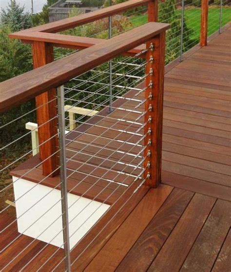 Pin by Tom Saporito Realtor on Mountain Chalet | Deck railing design, Cable railing deck, Patio ...