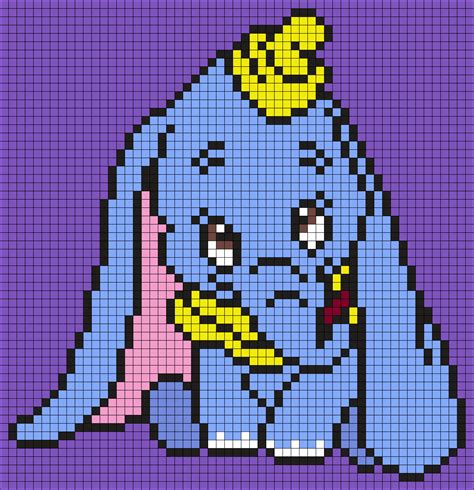 Dumbo (Square) | Disney cross stitch patterns, Pixel quilting, Cross ...