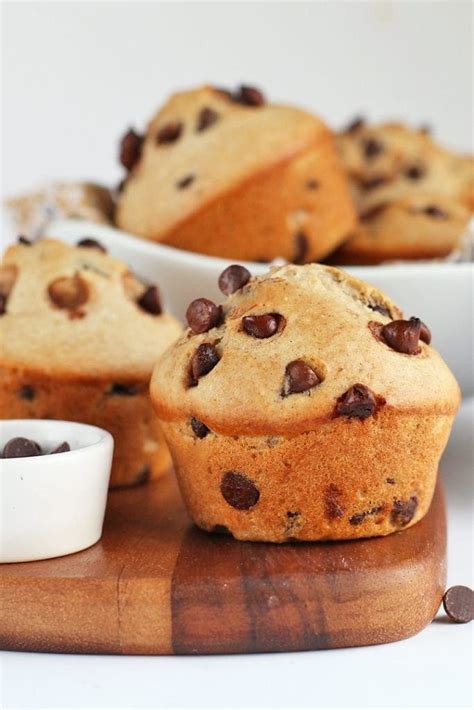 Vegan Chocolate Chip Muffins - My Darling Vegan