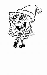 Spongebob Christmas Coloring Pages  Home sketch template
