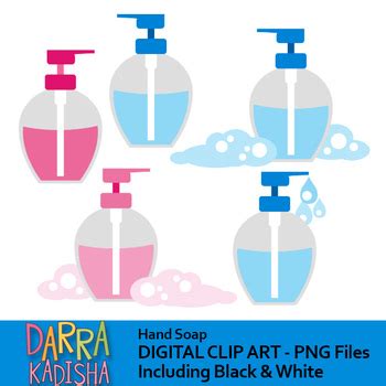 Hand soap clip art by DarraKadisha | Teachers Pay Teachers