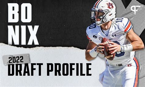 Bo Nix, Auburn QB | NFL Draft Scouting Report