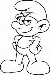 The Smurfs Coloring Page  sketch template