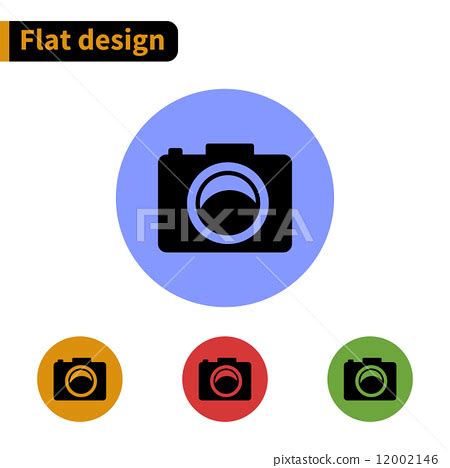 Icon flat design - Stock Illustration [12002146] - PIXTA