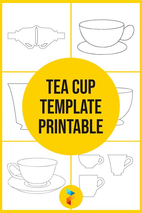 Tea Cup Template Free