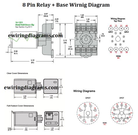 8 Pin Relay Schematic Wiring Diagram