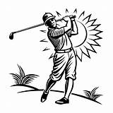 Premium Vector  Golfer coloring Pages For Book sketch template