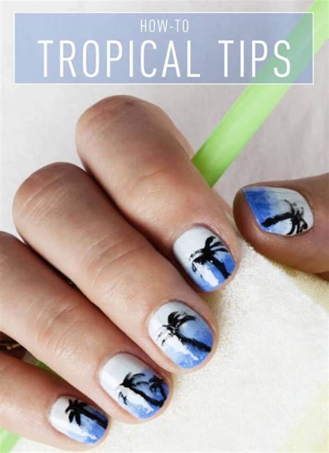 14 Cute Summer Nail Art Ideas and Tutorials