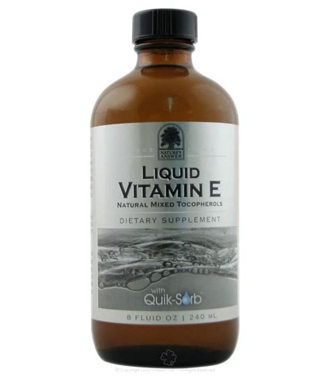 Βιταμίνη Ε, Liquid Vitamin E