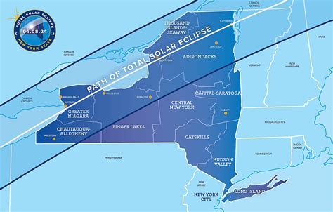 Best Viewing Spots in New York State for Total Solar Eclipse April 8 ...