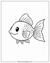 Goldfish Coloring Pages  12 Free Printable AI Generated Designs sketch template