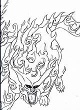 The Two Tailed Cat Beast By NarutoTheWillOfFire On DeviantArt sketch template