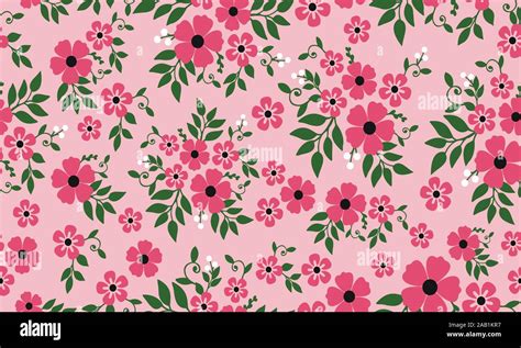 Artwork of pink flower, wallpaper of floral pattern background Stock ...