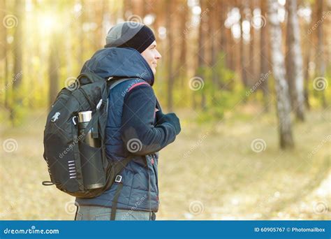 Man hiking stock image. Image of male, leisure, caucasian - 60905767