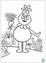 Yo gabba Gabba Coloring Page  DinoKidsorg sketch template
