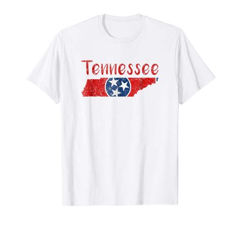 Tennessee State Flag T Shirt 3 Star Flag Gift | Teevimy