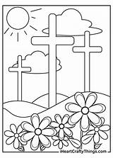 Christian Easter Coloring Pages To Print sketch template