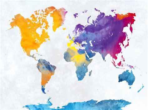 Colorful World Map Wallpaper Refrence World Map 8k Ultra Hd Wallpaper ...