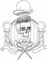 Barbershop Adult Coloring Page  Home sketch template