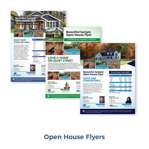 Mortgage Marketing, Open House Flyers, Property Sites, Mortgage Flyers