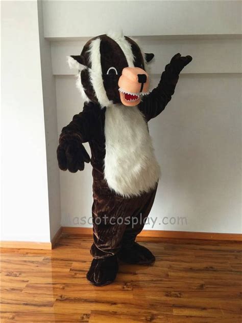 Cute Badger Mascot Costume