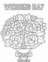 Bride Coloring Page sketch template