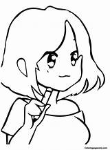 Aphmau Coloring Pages Coloriage Chibi Spy Drawing Kawaii Sureya  sketch template