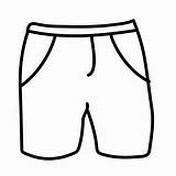 Swim Trunks Coloring Page sketch template