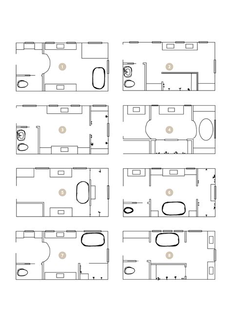 Master Bathroom Layout Planner