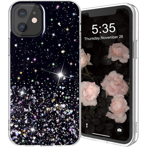 Dteck Glitter Case For iPhone 12 Pro Max 6.7" for Women Girls - Bling ...