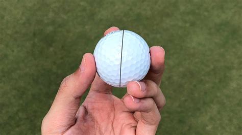 Why marking your golf ball with an alignment line should be prohibited