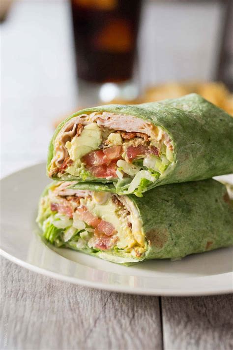 Easy Healthy California Club Turkey Wrap Recipe